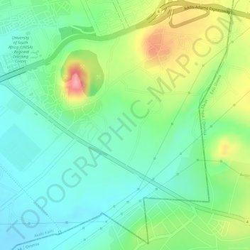 Tulu Dimtu topographic map, elevation, terrain