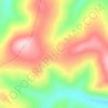 Jones Pass topographic map, elevation, terrain