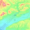 安多县 topographic map, elevation, terrain