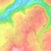 Etuis Champs topographic map, elevation, terrain