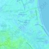 Kosambi Barat topographic map, elevation, terrain