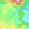 Duyung topographic map, elevation, terrain