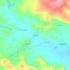 Goiania topographic map, elevation, terrain