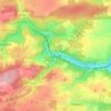 Sosoye topographic map, elevation, terrain