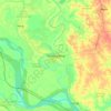 Bogura topographic map, elevation, terrain