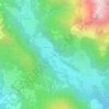 Vollon topographic map, elevation, terrain