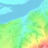 Краснореченское topographic map, elevation, terrain