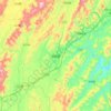凤冈县 topographic map, elevation, terrain