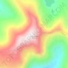 Rostafjellet topographic map, elevation, terrain