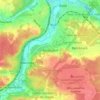 Kiliansdorf topographic map, elevation, terrain