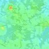 Coxs Corner topographic map, elevation, terrain