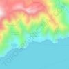 Santa Cruz La Laguna topographic map, elevation, terrain