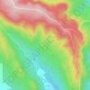 Serra do Rochedo topographic map, elevation, terrain