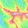 Svinica / Świnica topographic map, elevation, terrain