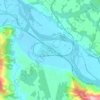 Antilhue topographic map, elevation, terrain