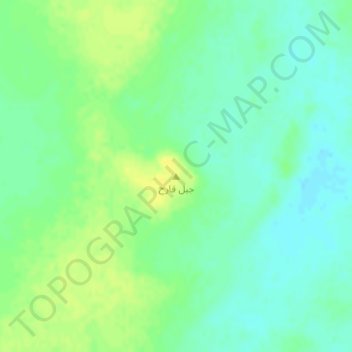 Al Jarah topographic map, elevation, terrain