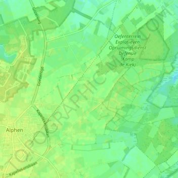 Looneind topographic map, elevation, terrain