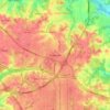 Forestville topographic map, elevation, terrain