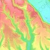 Bădicea topographic map, elevation, terrain
