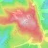 Homolje mountains topographic map, elevation, terrain