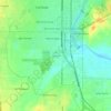 San Jose topographic map, elevation, terrain