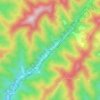 Kopperston topographic map, elevation, terrain