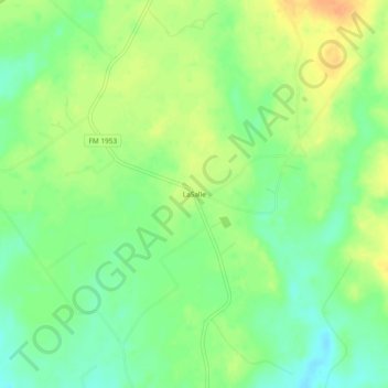 LaSalle topographic map, elevation, terrain