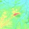 Siparia topographic map, elevation, terrain