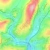 Lark Hill topographic map, elevation, terrain
