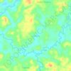 Genting topographic map, elevation, terrain
