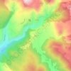 Civita topographic map, elevation, terrain