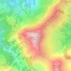 Morgenberghorn topographic map, elevation, terrain