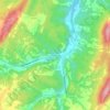 Frenchburg topographic map, elevation, terrain