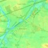 Partington topographic map, elevation, terrain