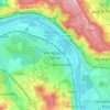 Verneuil-sur-Seine topographic map, elevation, terrain