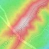 Pinnacle topographic map, elevation, terrain
