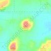 Hawkins Mountain topographic map, elevation, terrain