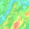 Halsey topographic map, elevation, terrain