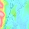 Nellie Hill topographic map, elevation, terrain