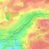 Kirk o' Shotts topographic map, elevation, terrain