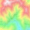 Vernai topographic map, elevation, terrain