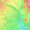 Toxpan Indeco topographic map, elevation, terrain