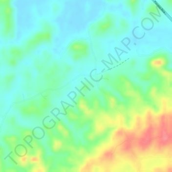 EL NEQUE topographic map, elevation, terrain