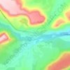 Warm Springs topographic map, elevation, terrain