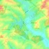 Hirbach topographic map, elevation, terrain