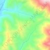Kllojkë topographic map, elevation, terrain