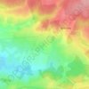 Goncelin topographic map, elevation, terrain