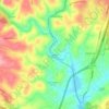 Walker topographic map, elevation, terrain