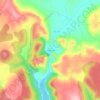 Santamera topographic map, elevation, terrain