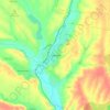 Radnevo topographic map, elevation, terrain